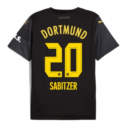 Borussia Dortmund Marcel Sabitzer #20 Gostujuci Dres 2024-25 Kratak Rukav